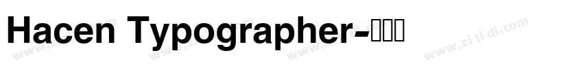 Hacen Typographer字体转换 Hacen Typographer字体转换